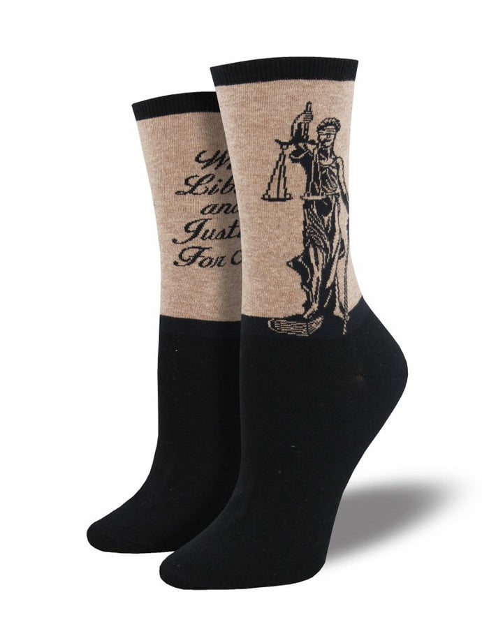 Ladies Lady Justice Socks