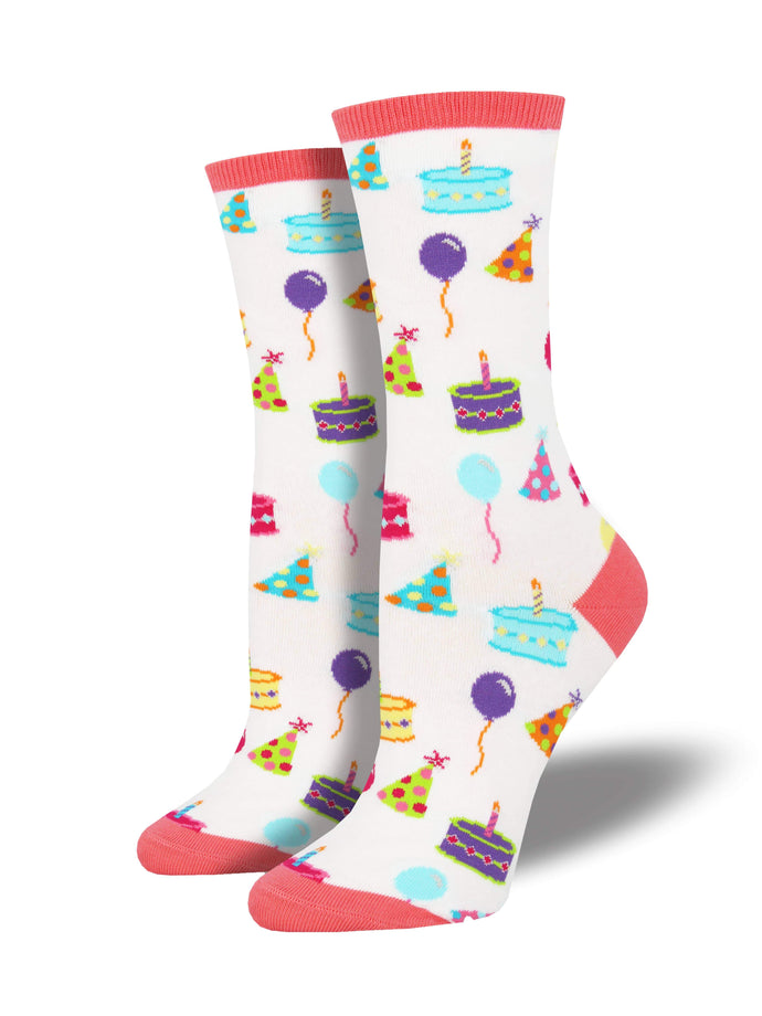 Ladies Happy Birthday To You Graphic Socks