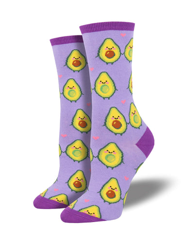 Ladies You Guac My World Graphic Socks
