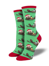 Ladies Otterly Merry Graphic Socks