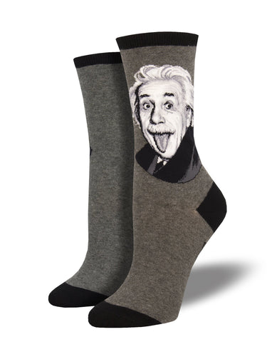 Ladies Einstein Portrait Socks