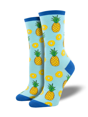 Ladies Partial To Pineapples Graphic Socks