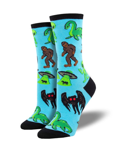 Ladies Cryptids Graphic Socks