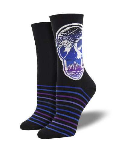 Ladies AtomicChild Majestic Skull Socks