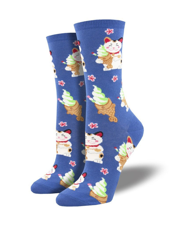 Ladies Taiyaki Cat Socks
