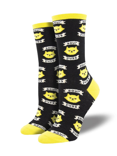 Ladies Sour Puss Socks