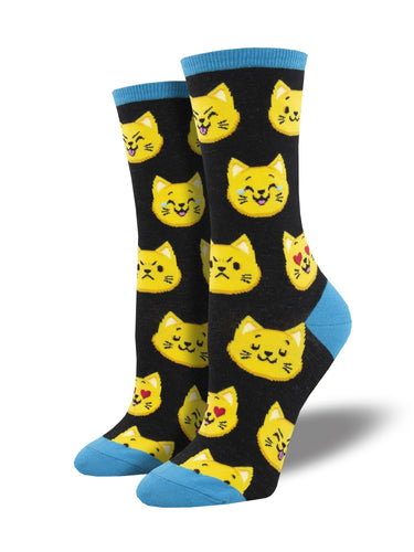 Ladies Catmoji Socks