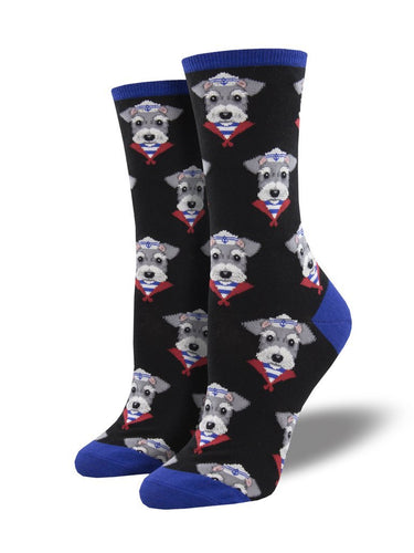 Ladies Snazzy Schnauzer Socks
