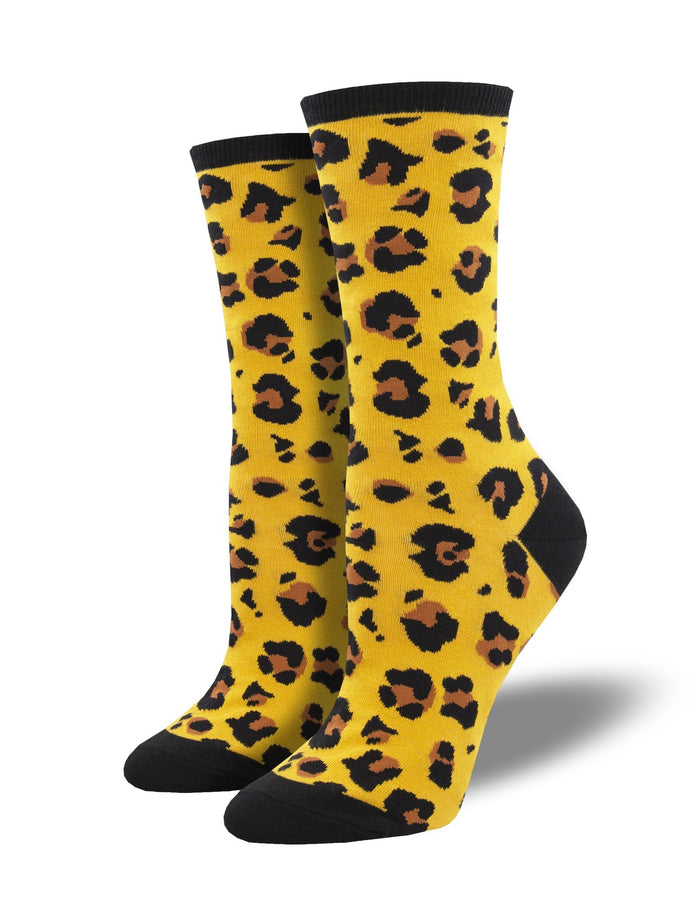 Ladies Leopard Print Socks