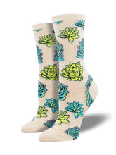 Ladies Succulents Socks