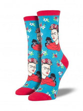 Ladies Kahlo Portrait Graphic Socks