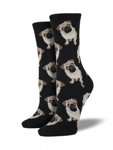 Ladies Pugs Graphic Socks
