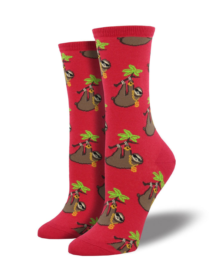 Ladies Sloth Bling Socks