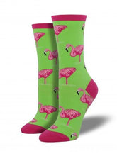 Ladies Flamingo Graphic Socks