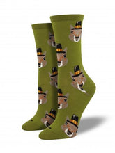 Ladies Pilgrim Squirrels Socks