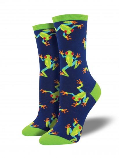 Ladies Tree Frogs Socks