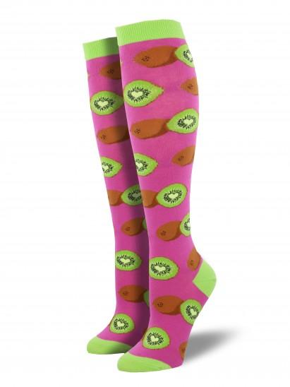 Ladies Lovely Kiwi Knee High Socks