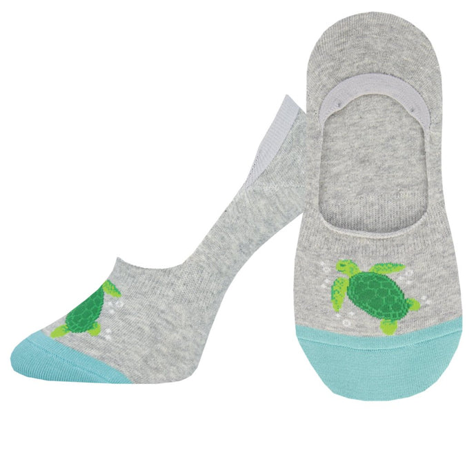 Ladies What The Shell No Show Liner Socks
