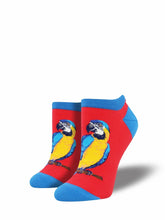 Ladies A-Parrot-Ly Ped Socks