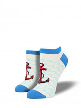Ladies Anchor Management Ped Socks