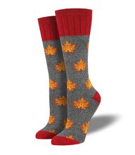 Ladies Outlands Maple Leaf Socks