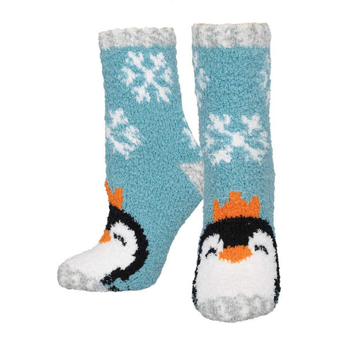 Ladies Warm & Cozy Penguin Socks