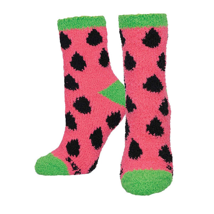 Ladies Warm & Cozy Watermelon Socks