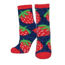 Ladies Warm & Cozy Strawberry Socks