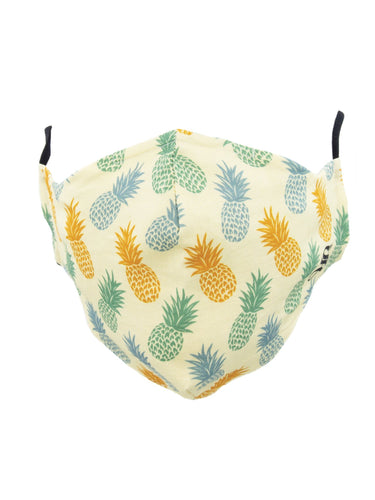 One Size Pineapple Print Mask