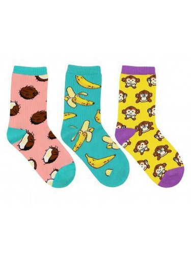 Mini's Spunky Monkey Graphic Socks 3-Pack