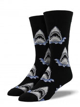 Men's Shark Attack Graphic Socks