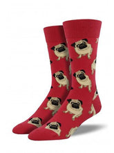 Men's Pugs Graphic Socks