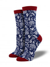 Ladies Bamboo Porcelain Socks