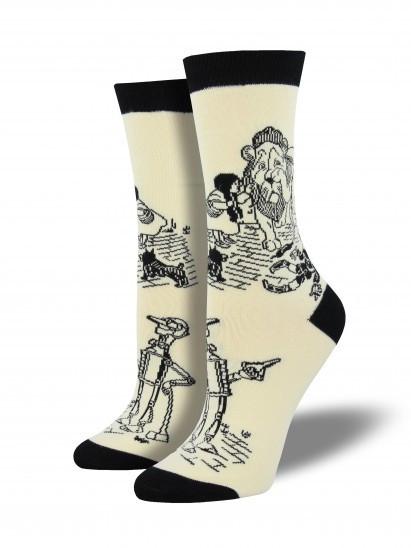 Ladies Bamboo Off To See The Wizard Socks