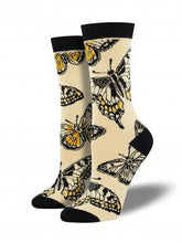 Ladies Bamboo Butterflies Socks