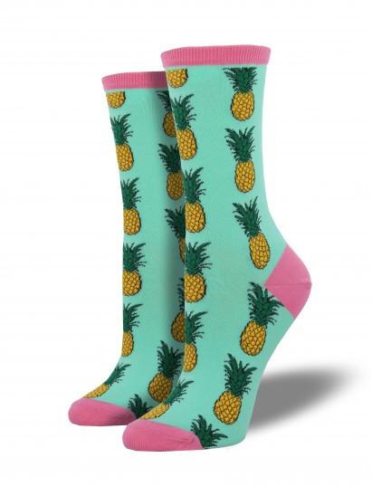Ladies Pineapple Graphic Socks