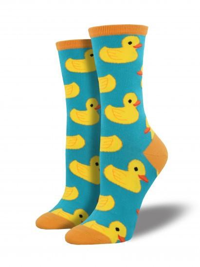 Ladies Rubber Ducky Graphic Socks