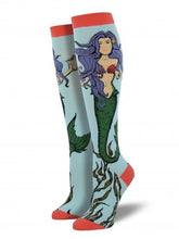 Ladies Mermaid Knee High Socks