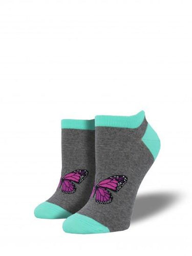 Ladies Flutter By Butterfly Ped Socks