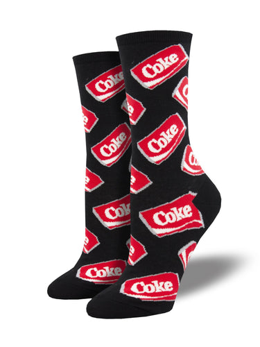 Ladies Coca-Cola Coke Cans Socks