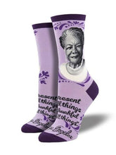 Ladies Maya Angelou Portrait Socks